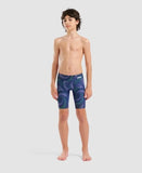 Boy's Fireflow Swim Jammer Navy - Team Blue Green
