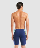 Men's Texture Swim Jammer Navy - Navy Multi