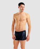Men's Neo Stream Swim Short Black-Turquoise-Team Orange