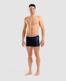 Men's Neo Stream Swim Short Black-Turquoise-Team Orange