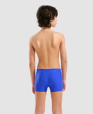 Boys Kikko Pro Swim Jr Short Neon Blue - Team Orange