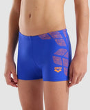 Boys Kikko Pro Swim Jr Short Neon Blue - Team Orange