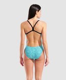 Women's Allover Swimsuit Challenge Back Water - Multi Black