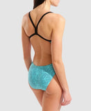 Women's Allover Swimsuit Challenge Back Water - Multi Black