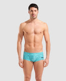 Men's Allover Swim Low Waist Short Water - Multi Black