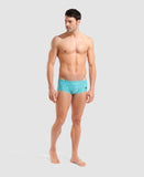 Men's Allover Swim Low Waist Short Water - Multi Black