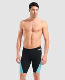Men's Allover Swim Jammer Water -Multi Black