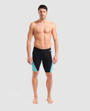 Men's Allover Swim Jammer Water -Multi Black