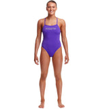 Women's One Piece Single Strap Purple Punch