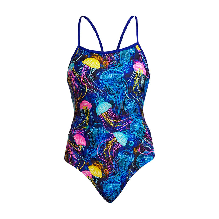 【THE MOZZ】Tanny Pocket String One Piece Funkita Women's Ociean Fire Single Strap One Piece Swimsuit