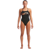 Women's Strapped In One Piece Bronzed