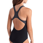 Girls' Kikko Swimsuit Pro Back black-asphalt-white