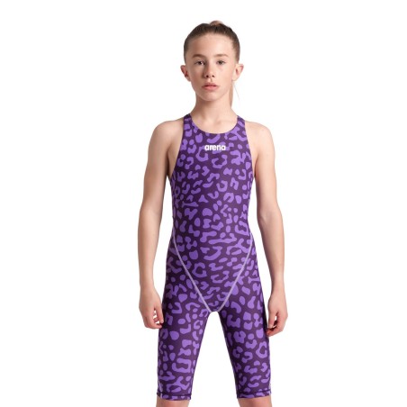 Girls' Powerskin ST Next OB leopard skin violet