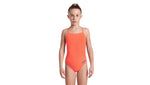 Girls' Team Swimsuit Challenge Solid bright coral