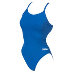 Women's Arena Team Swimsuit Challenge Solid Royal - White