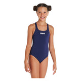 Teambadpak voor meisjes Swim Pro Solid Navy - Wit