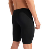 Men's Asymmetrical Design Swim Jammer Black-White