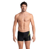 Men's Dive Swim Short black-soft-green