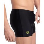 Men's Dive Swim Short black-soft-green