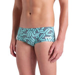 Men's Escape Swim Low Waist Short black-water-blue multi