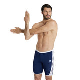 Men's Icons Swim Jammer Navy-white