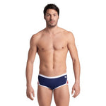 Heren Icons Swim Lage Taille Marine-wit-rood