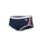 Men's Icons Swim Low Waist Navy-white-red