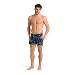 Short taille basse Icons Planet pour hommes, bleu-cosmo