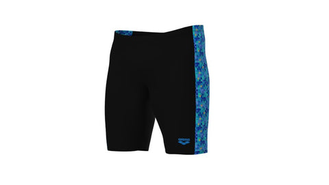 Men's Pooltiles Swim Jammer black-blue-multi