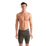Men's Team Swim Jammer Solid Dark Sage - White