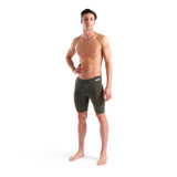 Men's Team Swim Jammer Solid Dark Sage - White