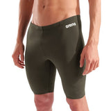 Men's Team Swim Jammer Solid Dark Sage - White