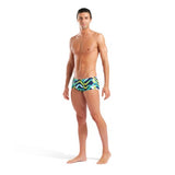 Men's Texture Swim Low Waist Short Navy - Multi