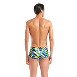 Men's Texture Swim Low Waist Short Navy - Multi