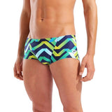 Men's Texture Swim Low Waist Short Navy - Multi