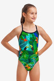 Girls' Single Strap One Piece Lost Forest