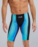 Mens TYR High Waist Shockwave Jammer Black Multi