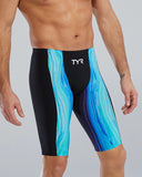 Mens TYR High Waist Shockwave Jammer Black Multi