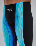 Mens TYR High Waist Shockwave Jammer Black Multi