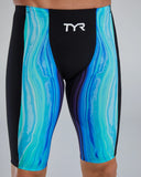 Mens TYR High Waist Shockwave Jammer Black Multi