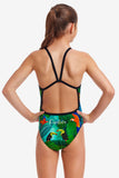 Girls' Single Strap One Piece Lost Forest