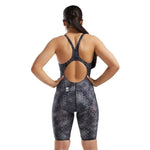Women's TYR Thresher Akurra Open Back Kneesuit - Black