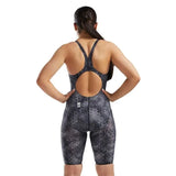 Women's TYR Thresher Akurra Open Back Kneesuit - Black