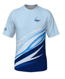 T-shirt Dames MEGA blauw