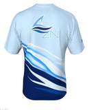 T-shirt Dames MEGA blauw