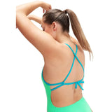 Femme End+ Solid Tie-Back 1P Jaune - Turquoise