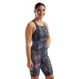Women's TYR Thresher Akurra Open Back Kneesuit - Black