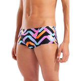 Men's Texture Swim Low Waist Short Black - Multi