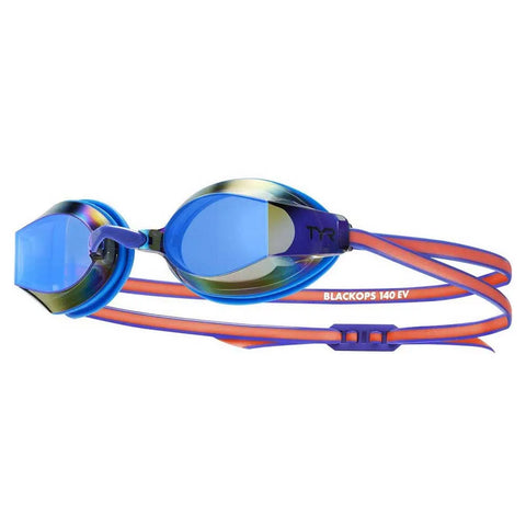 Women's Black Ops 140 EV Mirrored Racing Goggles Blue/Coral