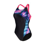 Women's Dreamline Swimsuit V Back black-shocking pink